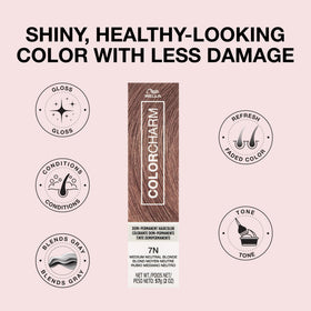 COLORCHARM Demi Permanent Hair Color Gloss shade options