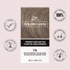 COLORCHARM hair color application process with developer