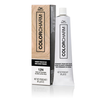 COLORCHARM Permanent Cream Hair Dye blonde colour front view