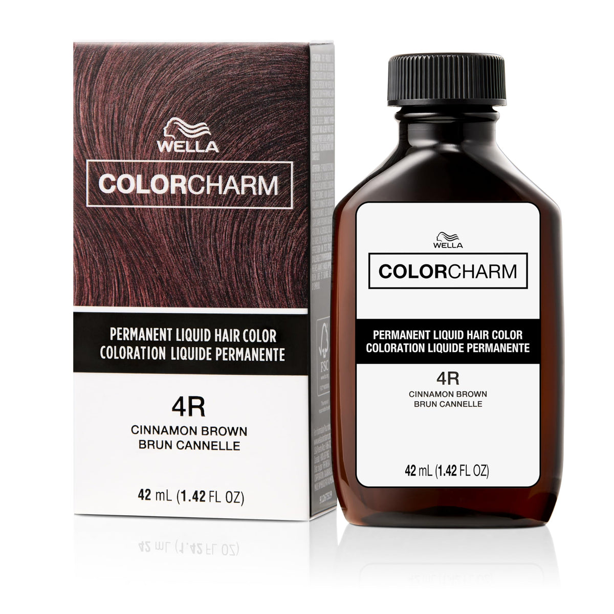 COLORCHARM Permanent Liquid Hair Color in Brown front view