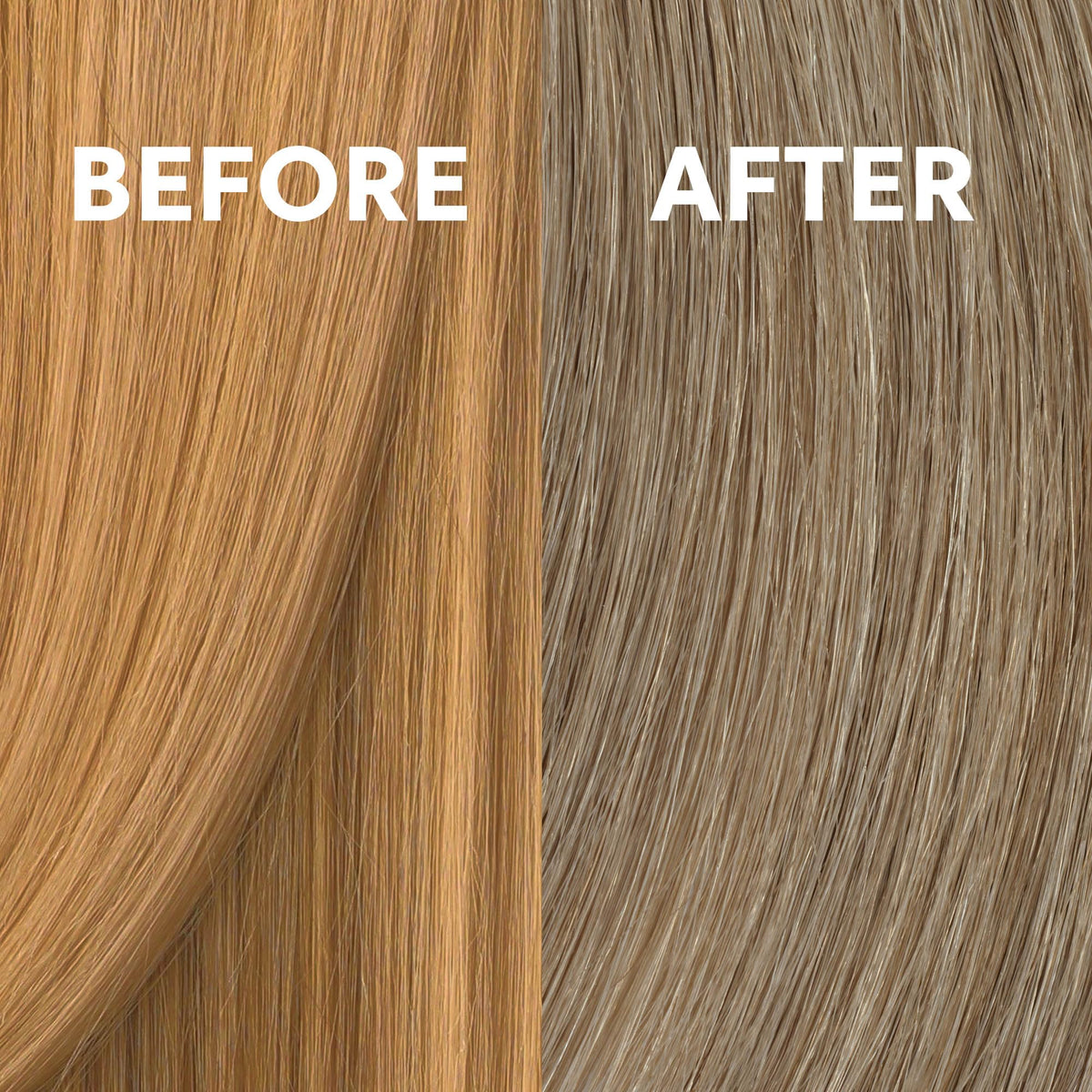 COLORCHARM Permanent Liquid Hair Toner swatch on hair