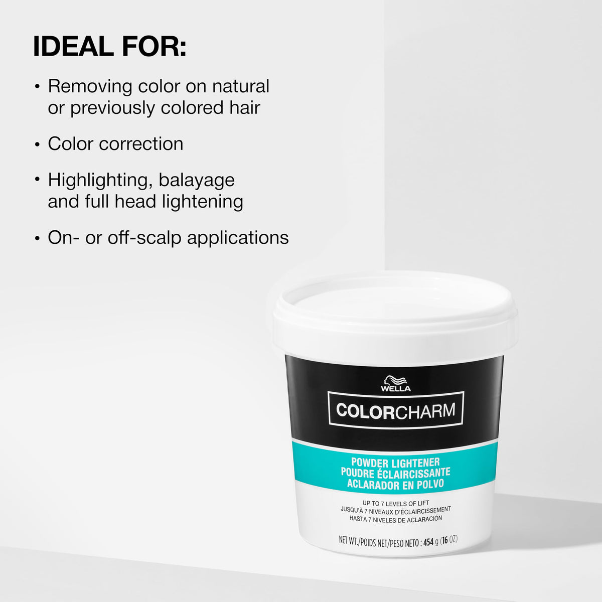COLORCHARM Powder Hair Lightener mixed in a bowl