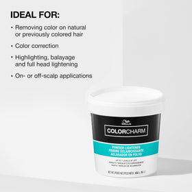 COLORCHARM Powder Hair Lightener mixed in a bowl