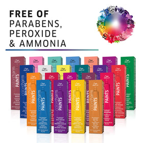 COLORCHARM Semi-Permanent Hair Dye Blue Lagoon application on hair