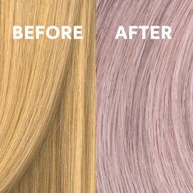 COLORCHARM T05 Pale Rose Blonde Toner back view with ingredients