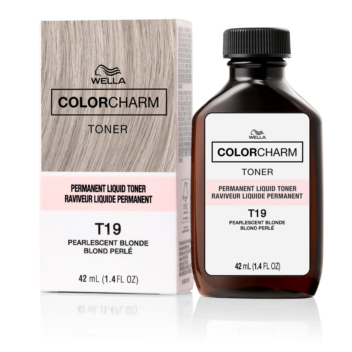 COLORCHARM T19 Pearlescent Blonde Liquid Toner front view