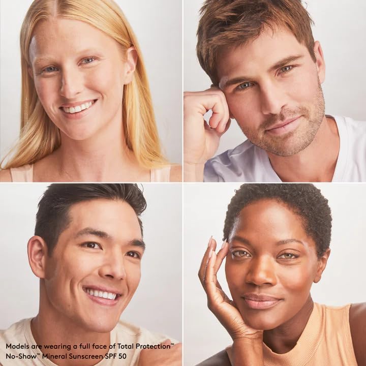 Colorescience No-Show Mineral Sunscreen SPF 50 application on skin