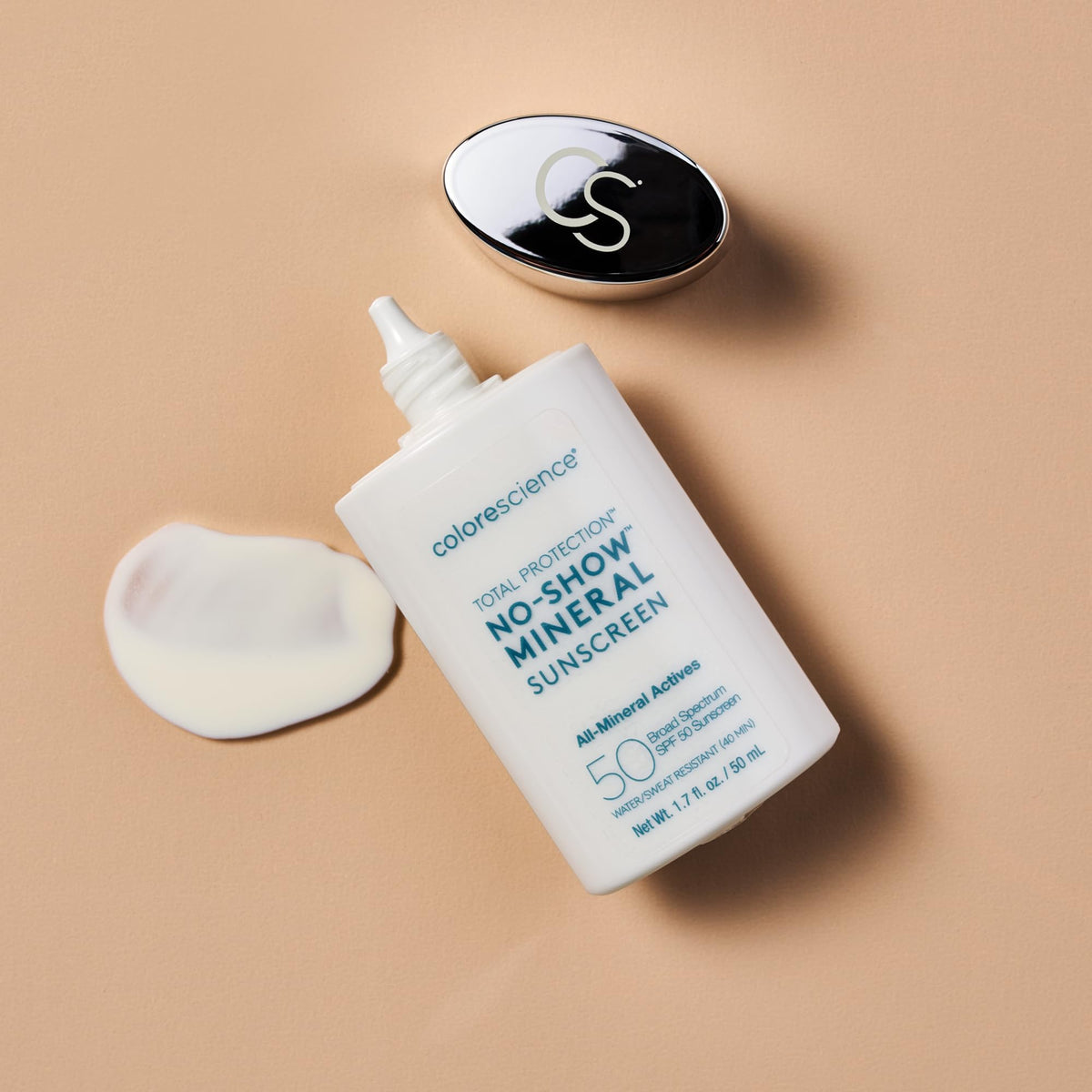 Colorescience No-Show Mineral Sunscreen SPF 50 texture on skin