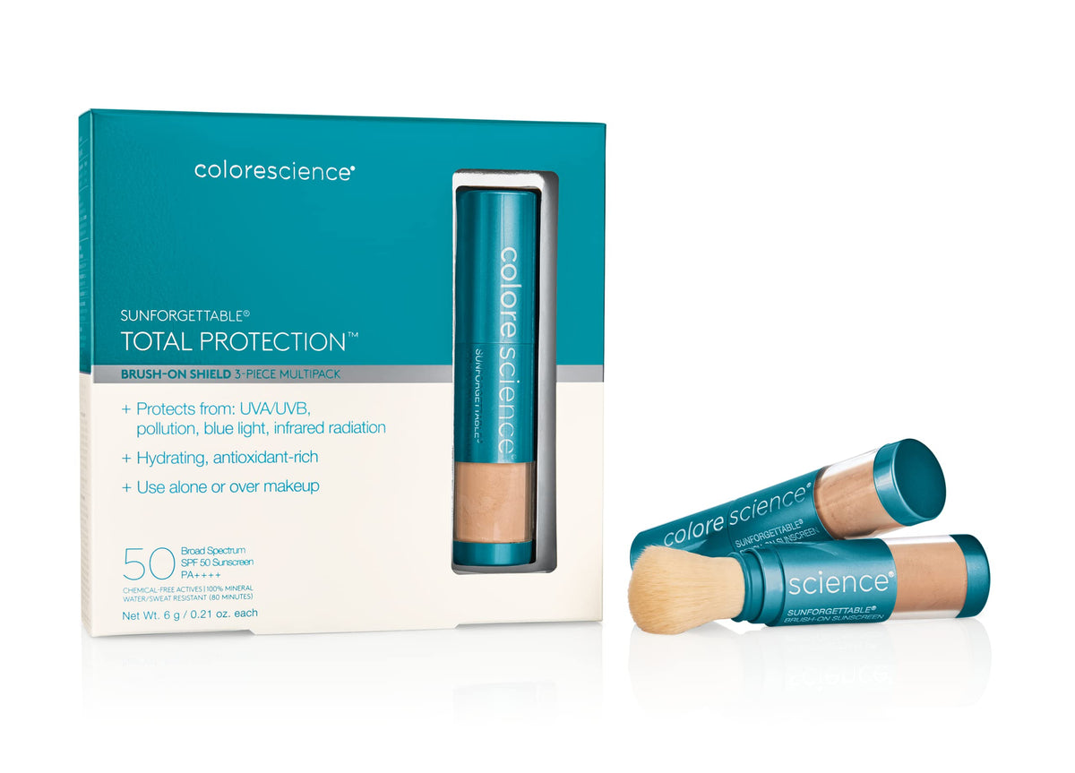 Colorescience Total Protection Brush-On Shield Tan SPF 50 front view