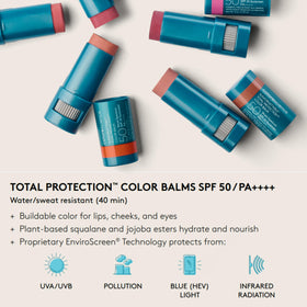Colorescience Total Protection Color Balm SPF 50 Pink Sky texture close-up