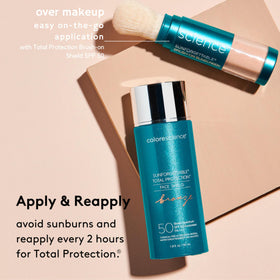 Colorescience Total Protection Face Shield Bronze in lifestyle setting