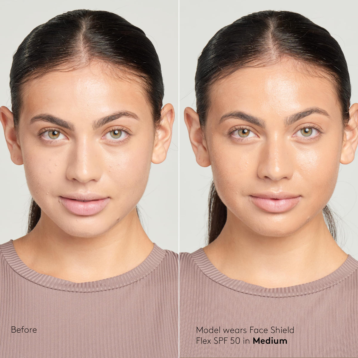 Colorescience Total Protection Face Shield Flex SPF 50 Medium application process