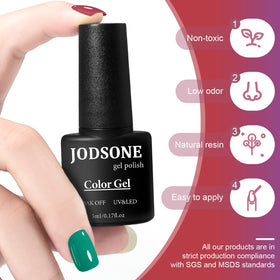 Colorful JODSONE gel nail polish swatches