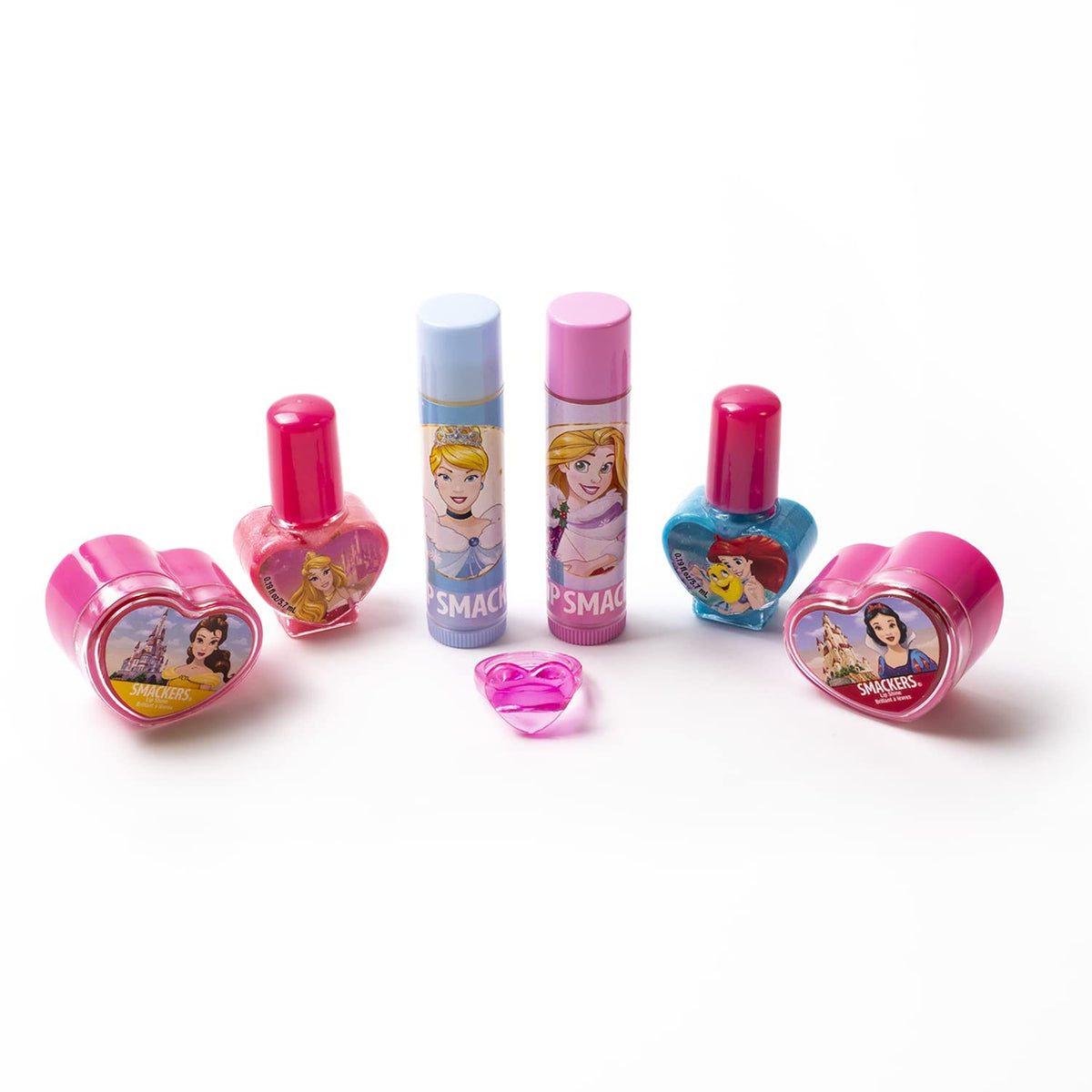 Colorful nail polishes included in Lip Smacker Glam Tote