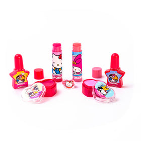 Colorful nail polishes included in Lip Smacker Hello Kitty kit