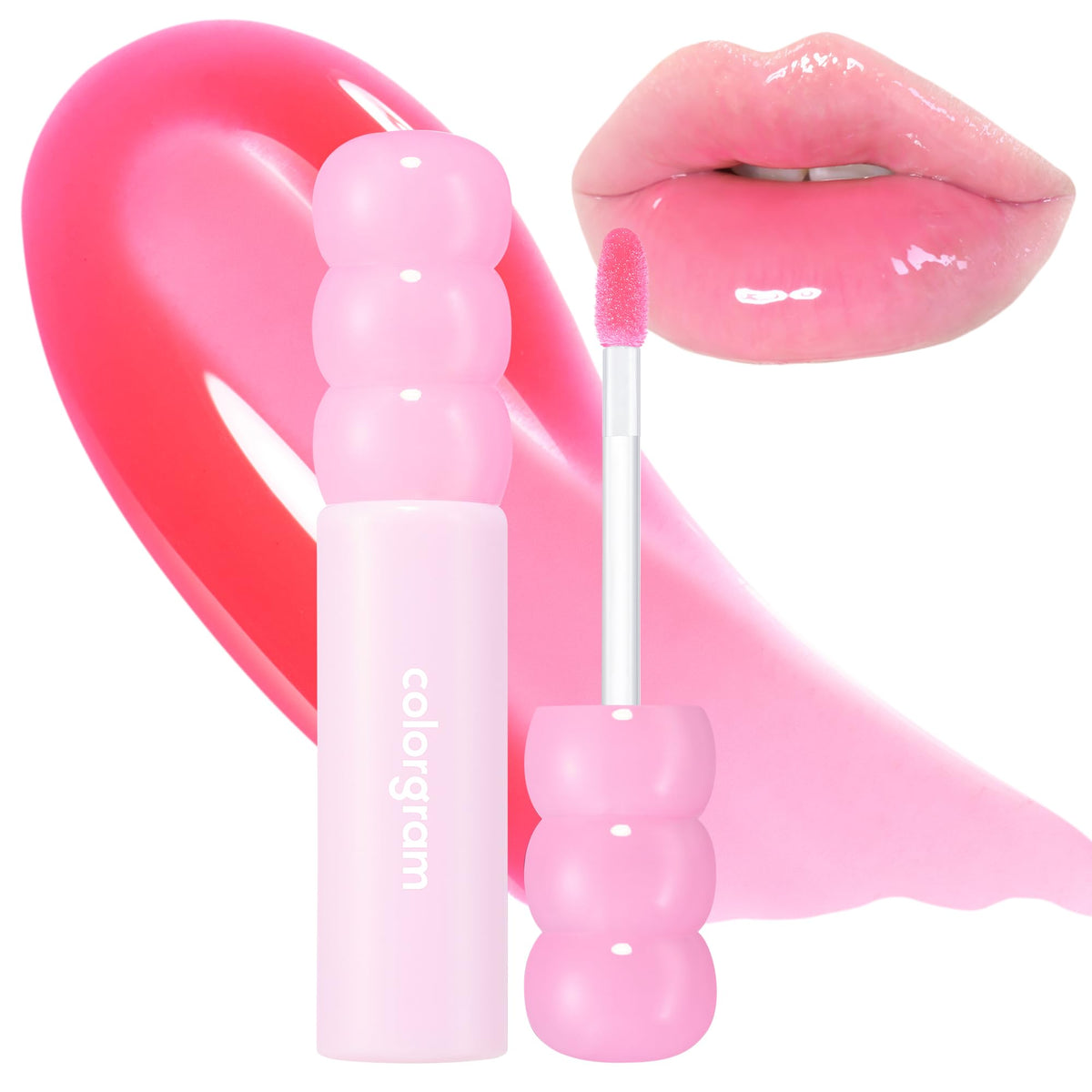 COLORGRAM Fruity Glass Gloss 03 Giggle Strawberry front view