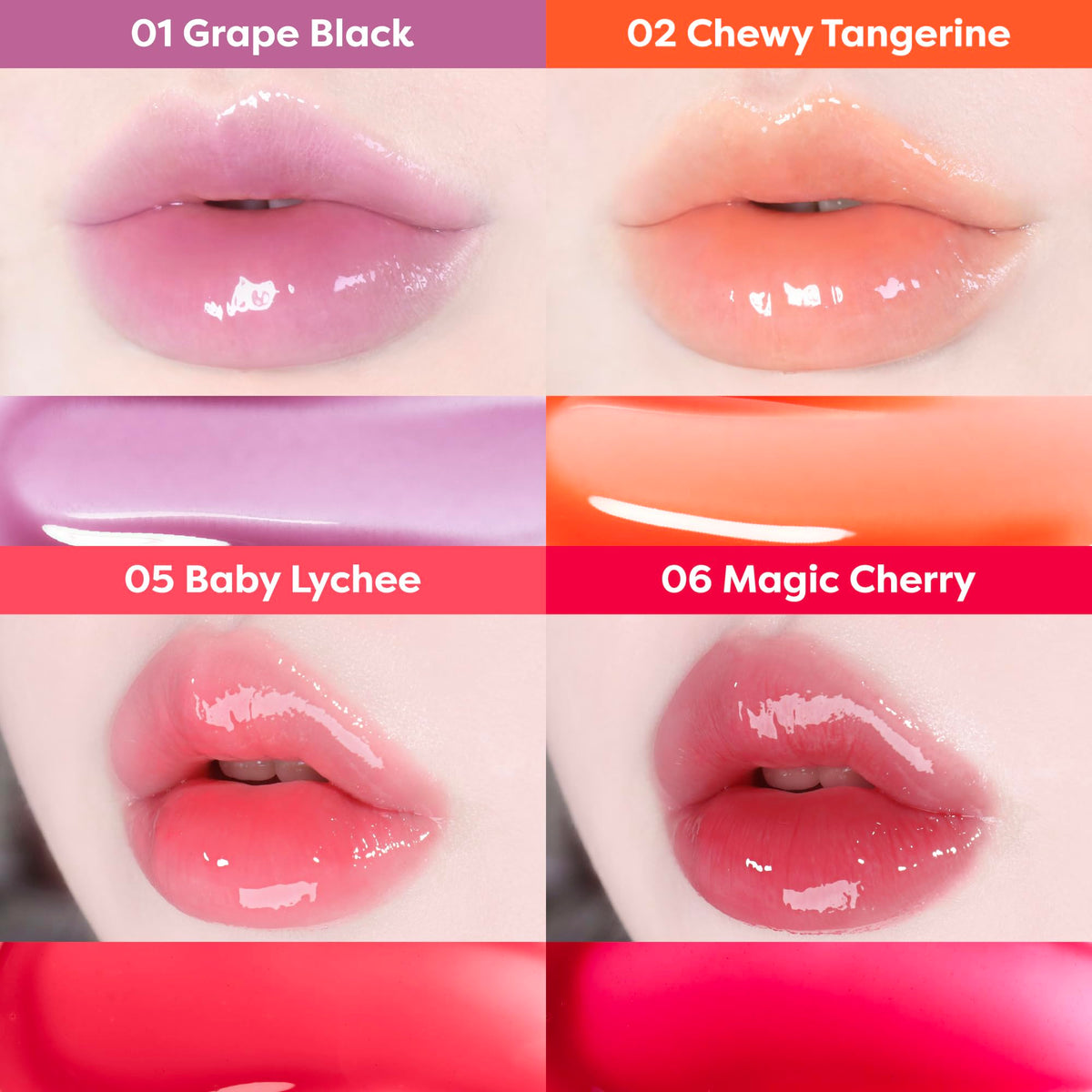 COLORGRAM Fruity Glass Gloss 06 Magic Cherry packaging