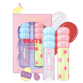 COLORGRAM Fruity Glass Tint Mini Set 02 Warm Duo packaging front view