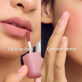 COLORGRAM NUDE BLUR TINT 06 LUCKY BERRY on lips