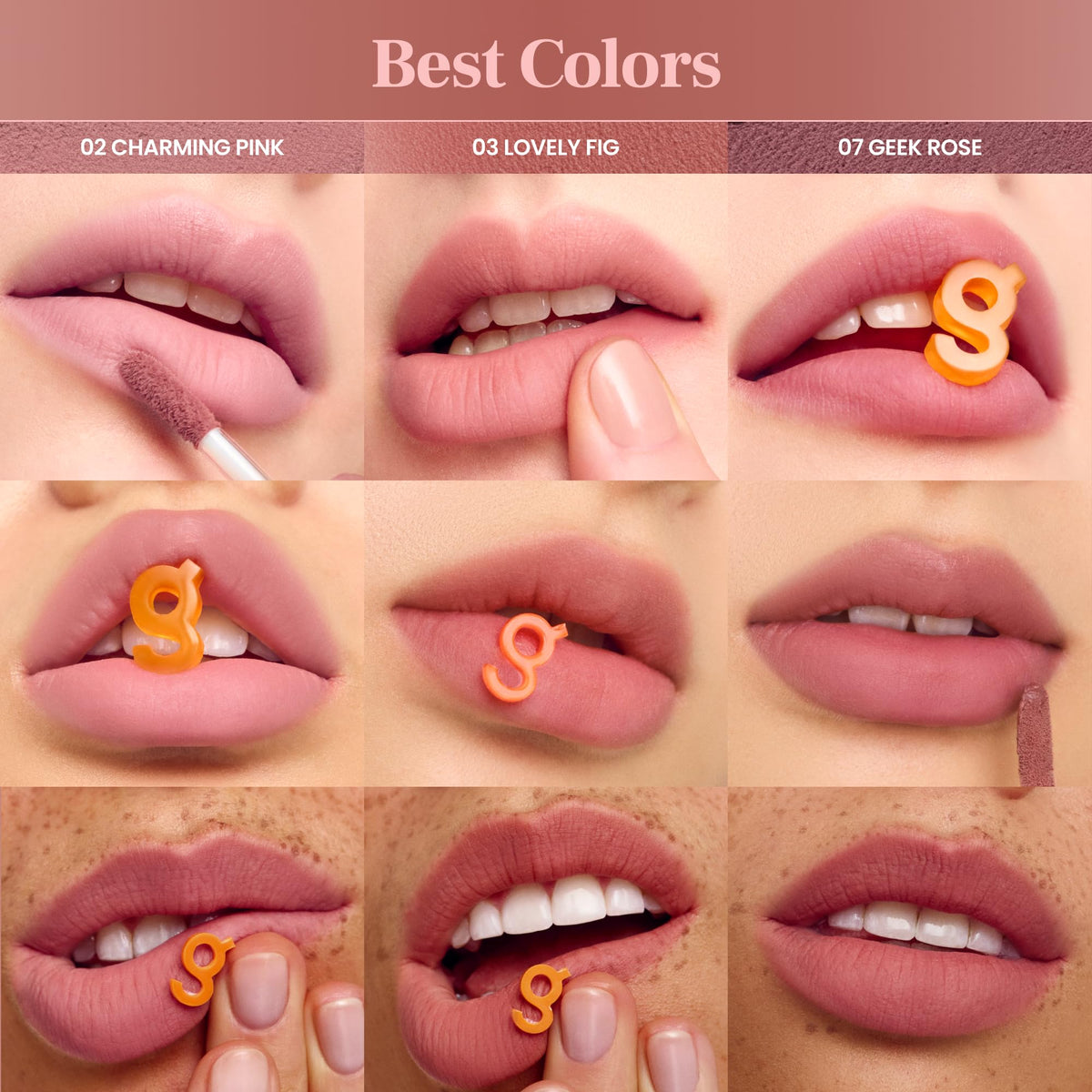 COLORGRAM NUDE BLUR TINT 06 LUCKY BERRY texture close-up