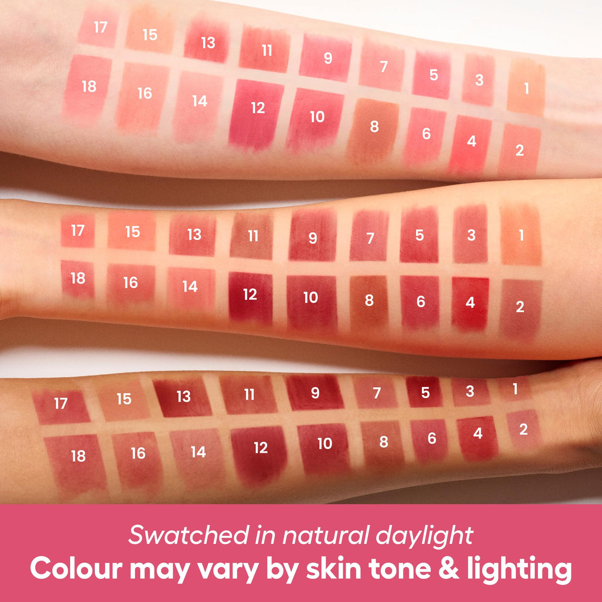 COLORGRAM NUDE BLUR TINT 11 DEEP CHOCOLATE blended on cheeks