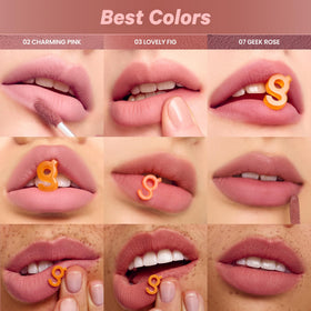 COLORGRAM NUDE BLUR TINT 11 DEEP CHOCOLATE on lips