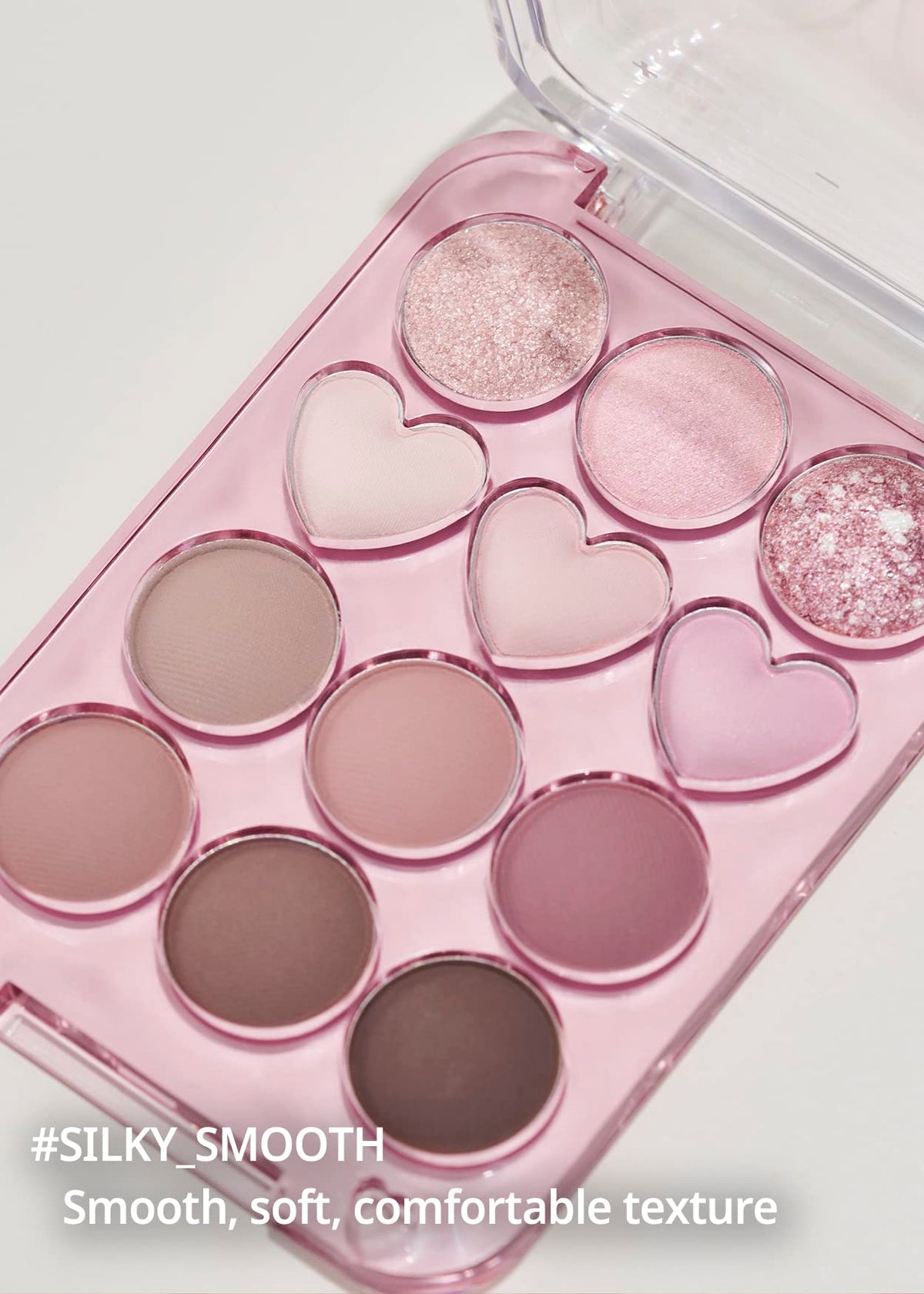 COLORGRAM Pin Point Eyeshadow Palette in hand for application