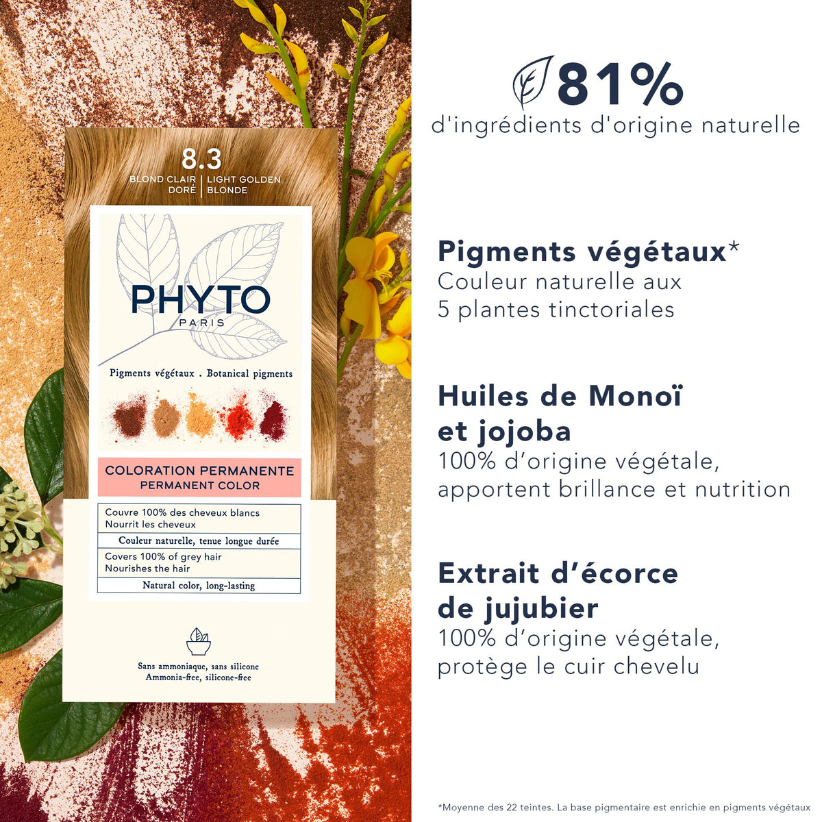 Coloring cream tube from PHYTO Phytocolor kit