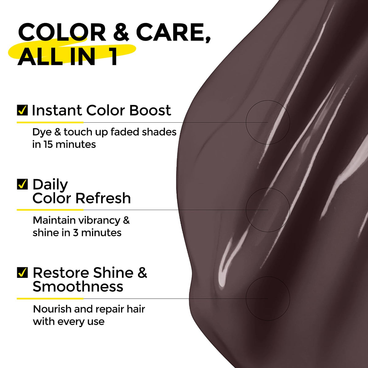 COLORLOMO Color Depositing Conditioner 6oz Light Ash Brown side view