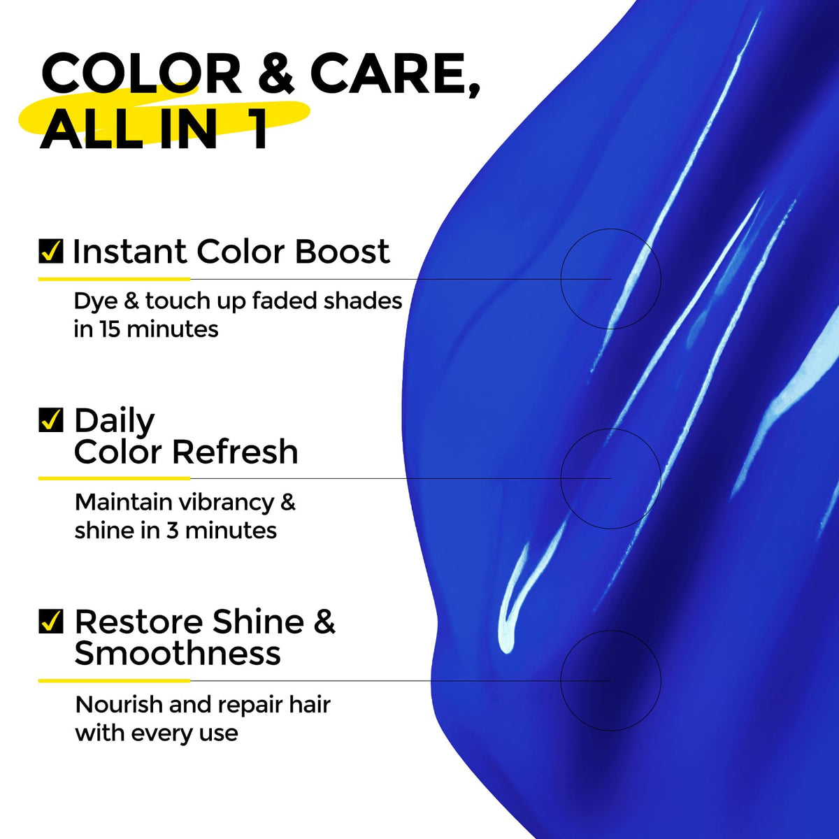 COLORLOMO Color Depositing Conditioner Blue 6oz back view