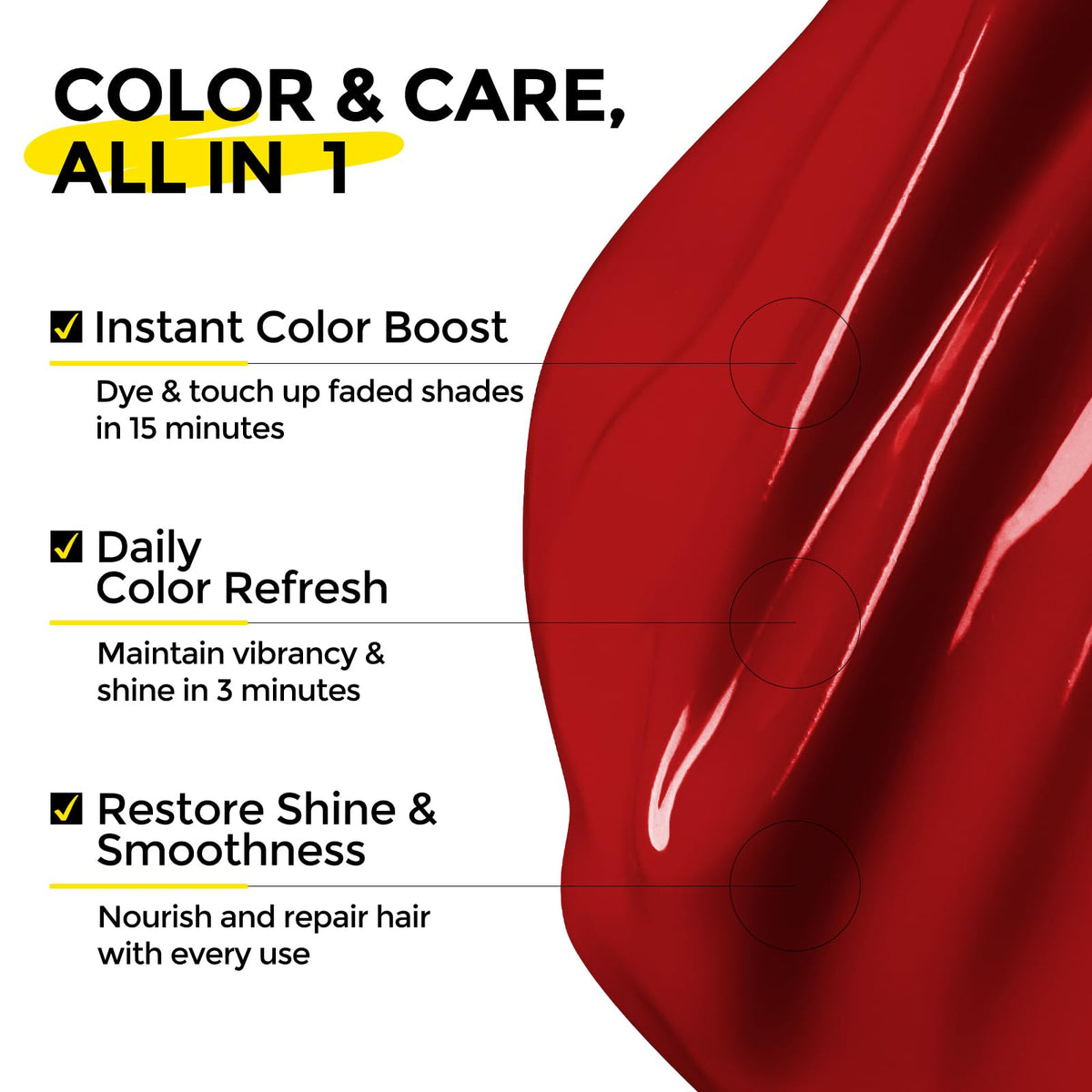 COLORLOMO Color Depositing Conditioner Red 6oz back view