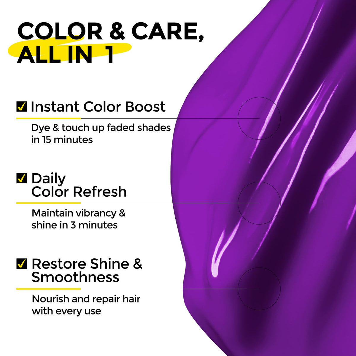 COLORLOMO Purple Hair Color Conditioner packaging side view