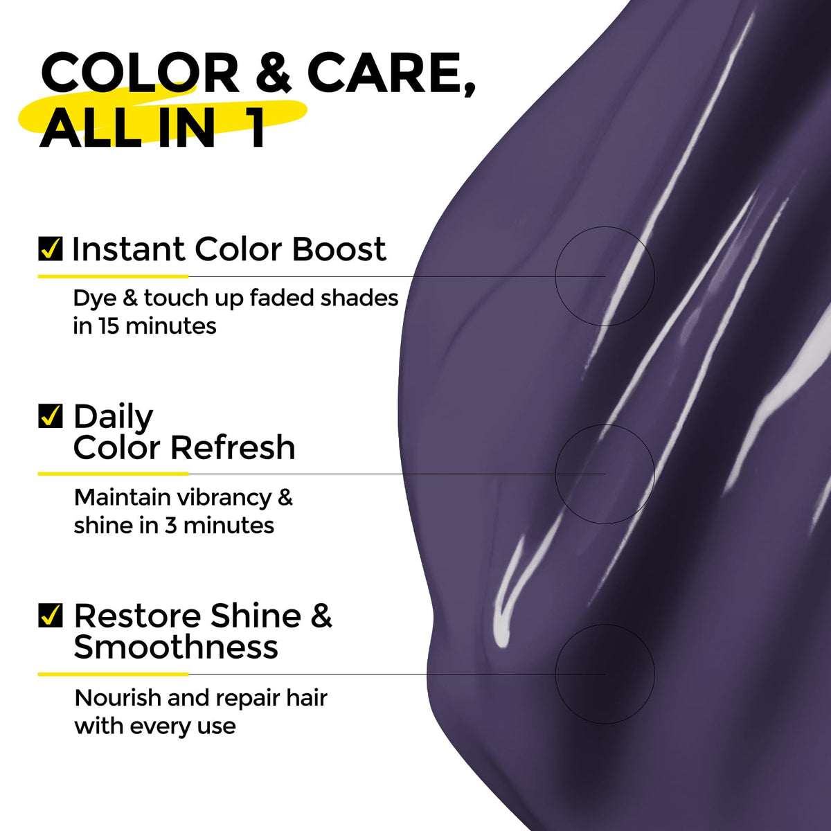 COLORLOMO Semi Permanent Hair Color Depositing Conditioner 200g back view