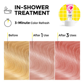 COLORLOMO Semi Permanent Hair Color Depositing Conditioner back view with ingredients