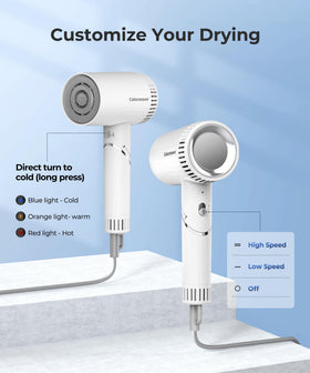 colorsmoon Hair Dryer displaying the sound-absorbing bracket