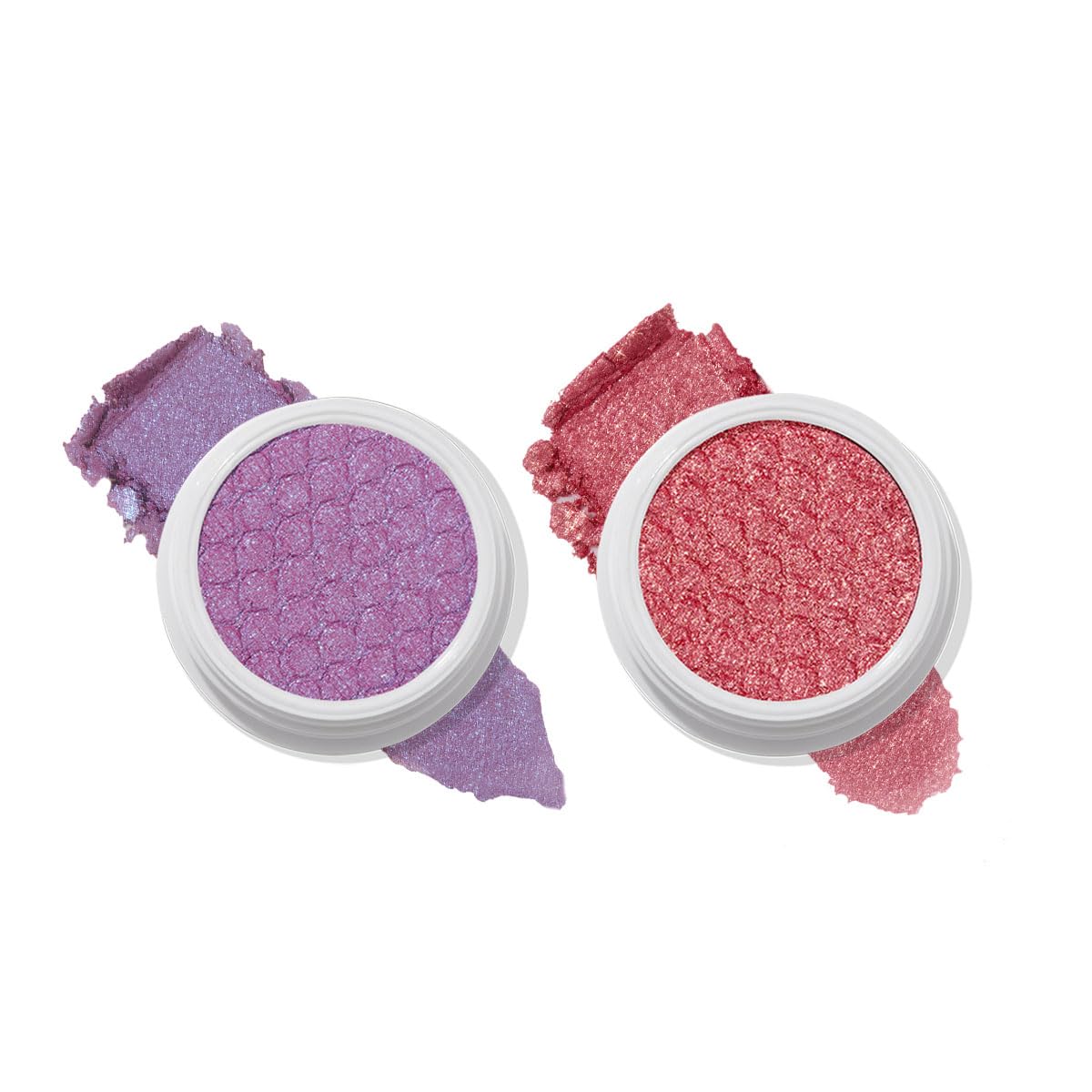 ColourPop Berry Pop Super Shock Eye Shadow Duo front view with vivid violet and mid-tone pink shades