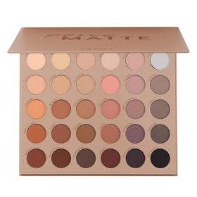 ColourPop Eyeshadow Palette Gone Matte front view with multi-finish shades