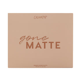 ColourPop Eyeshadow Palette Gone Matte packaging display