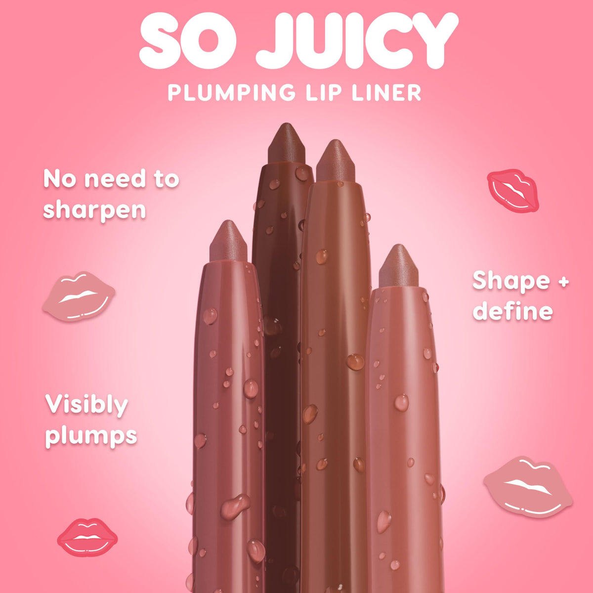 ColourPop lip liner set with plumping gloss on a vanity