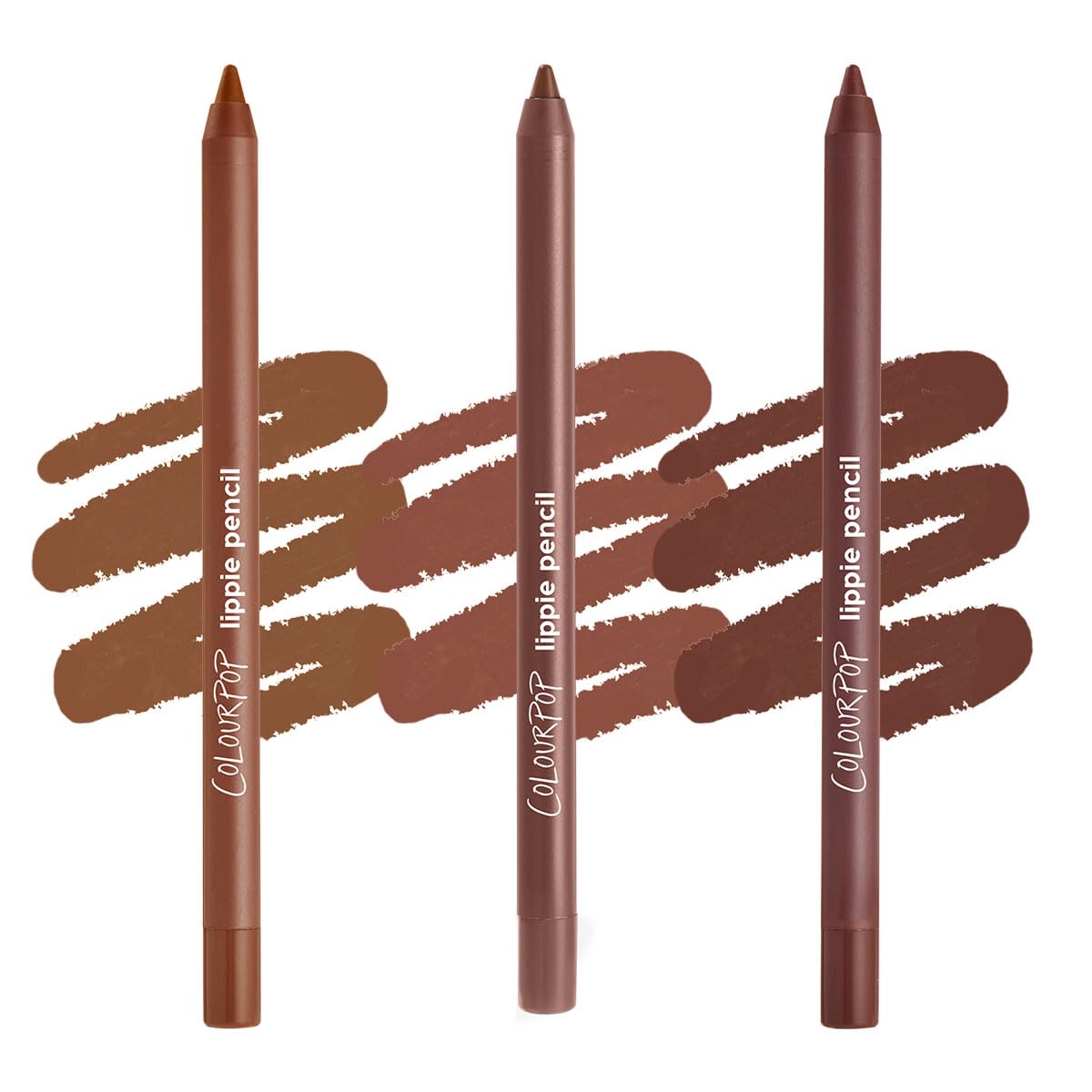 ColourPop Mocha Trio Lippie Lip Pencil Kit packaging front view
