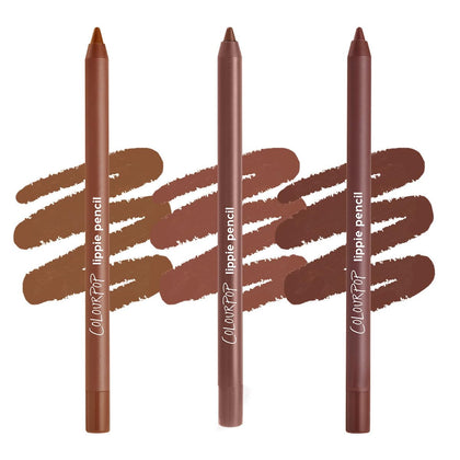 ColourPop Mocha Trio Lippie Lip Pencil Kit packaging front view