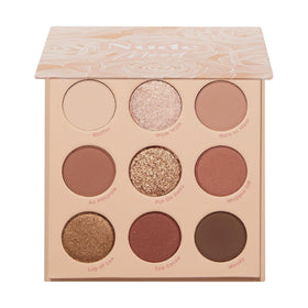 ColourPop Nude Mood Eyeshadow Palette front view with 9 shades