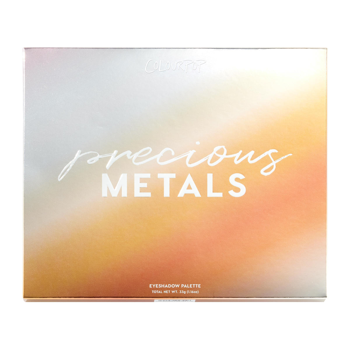 ColourPop Precious Metals Eyeshadow Palette on a vanity