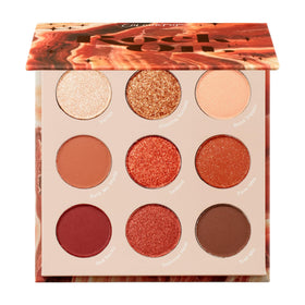 ColourPop Rock On Eyeshadow Palette front view displaying warm terracotta shades
