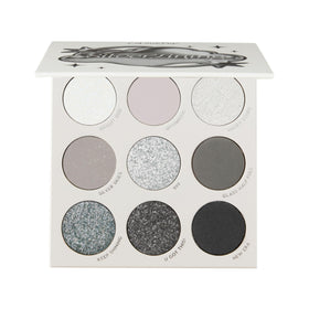 ColourPop Silver Lining Eyeshadow Palette front view with 9 cool-toned shades