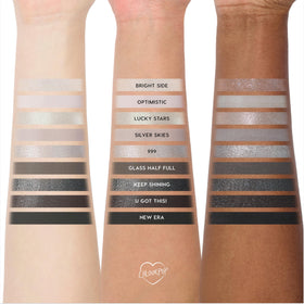 ColourPop Silver Lining palette with brushes and makeup tools