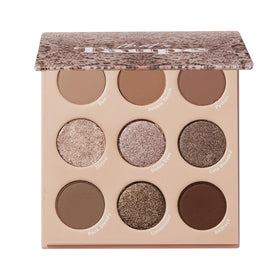 ColourPop That's Taupe Eyeshadow Palette front view with 9 shades