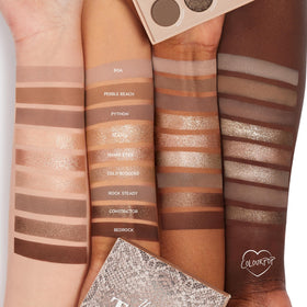 ColourPop That's Taupe Eyeshadow Palette open with matte and metallic finishes