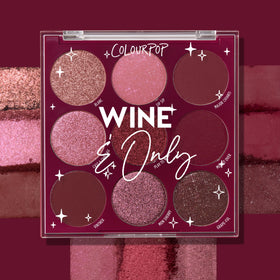 ColourPop Wine & Only Eyeshadow Palette open showing all shades