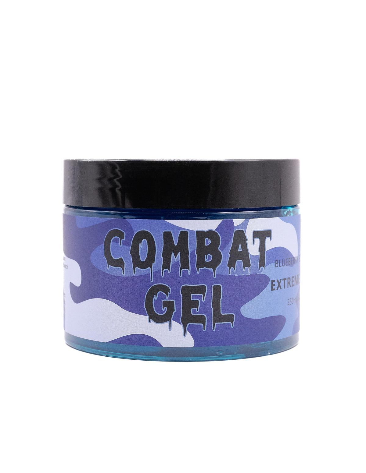 Combat Gel Extreme Hold Hair Gel 250ML side view showing packaging
